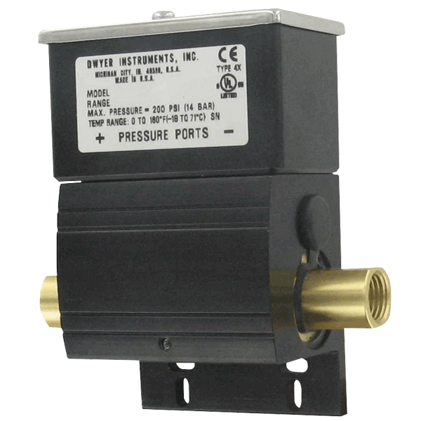 Dwyer Wet/Wet Differential Pressure Switch, Series DX